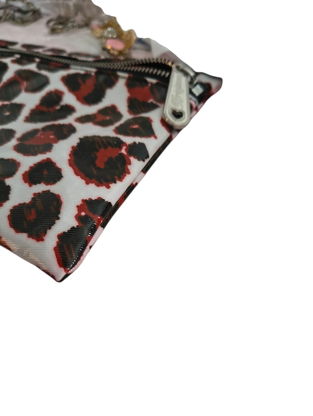 Brighton Coated Leopard Print Wristlet/Clutch - Picture 4 of 8